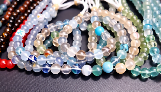 Variety of colorful beaded bracelets showcasing how to choose a bracelet for yourself with different styles and colors