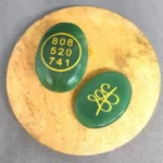 CRYSTCOP - GREEN AVENTURINE ZIBU COIN