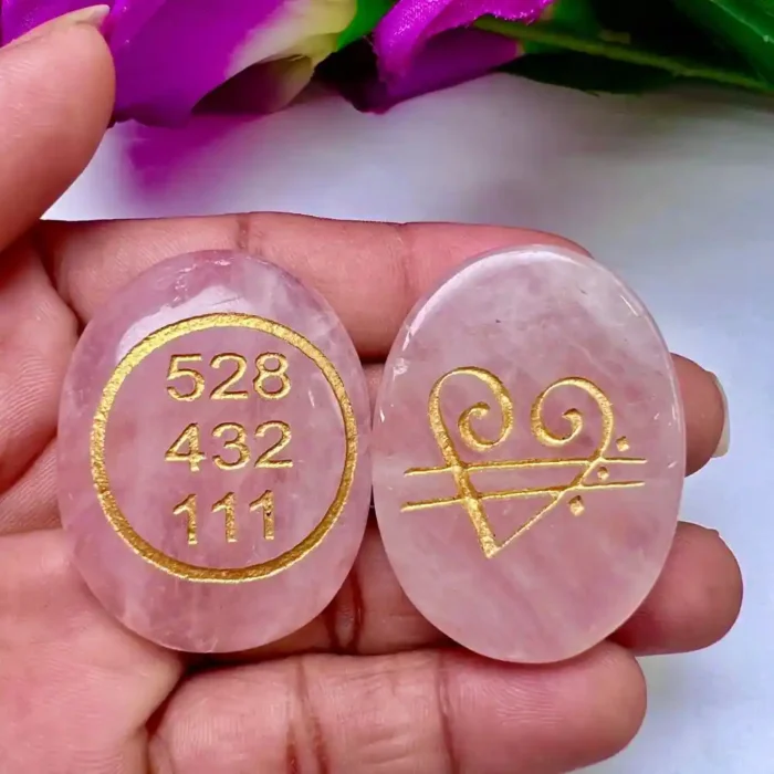 CRYSTCOP - ROSE QUARTZ LOVE ZIBU COIN