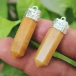 CRYSTCOP - YELLOW AVENTURINE PENCIL PENDANT